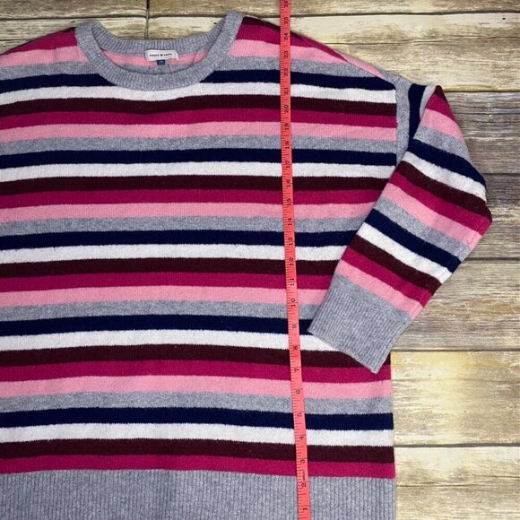 Court & Rowe Striped Merino Wool Crew Neck Sweater Womens Plus size 1X - Picture 6 of 6